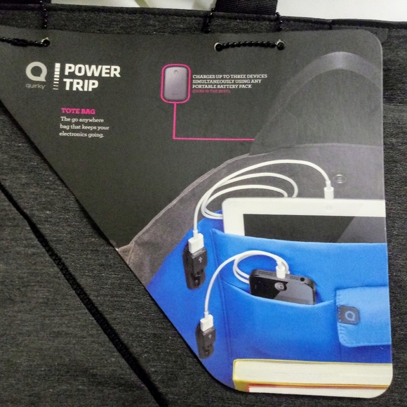 Quirky Bags Quirky Power Trip Laptop Tote Bag Poshmark